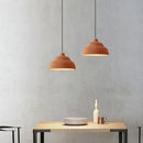 Axyaa Cement Cake Style LED Chandelier, Modern Wabi Sabi Design for Living Room & Restaurant