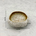Axyaa Stone Bowl Set for Soup, Dessert, Snacks, Sushi - Creative Irregular Tableware