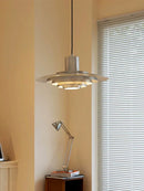 Axyaa Modern LED Pendant Light - Silver White Art Chandelier