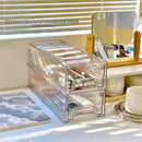 Axyaa Multi-layer Stackable Transparent Makeup & Storage Box - Desktop Organizer & Pill Holder