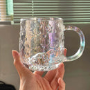 Axyaa Christmas Glass Mug 340ml - Heat Resistant Drinkware