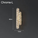 Axyaa Crystal Wall Light: Postmodern Luxury Bedroom & Living Room Minimalist Bedlight