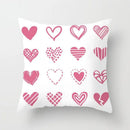 Axyaa Love Heart Cushion Cover for Living Room Sofa Valentine's Day Home Decor