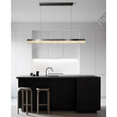Axyaa Copper Minimalist Chandelier for Dining Table, Bar Counter, High-End Design