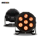 Axyaa LED Flat Par Light: 7x12W RGBW/7x18W RGBWA+UV for Family Events, Parties, and Venues
