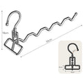 Axyaa Stainless Steel Clothes Hanger Organizer, Travel Drying Rack & Clothing Hooks
