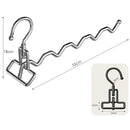 Axyaa Stainless Steel Clothes Hanger Organizer, Travel Drying Rack & Clothing Hooks