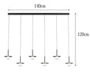 Axyaa Modern Dining Room Pendant Lights LED Chandeliers for Indoor Living Room