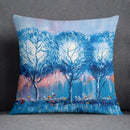 Axyaa Oil Painting Pattern Pillowcase for Car Ornaments, Office, Living Room Home