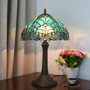 Stained Glass Desk Light Axyaa Brand – Retro Country Style Bedside Table Lamp