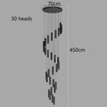 Axyaa Nordic Stair Chandelier Living Dining Room Pendant Ceiling Light
