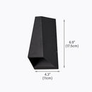 Axyaa LED Outdoor Wall Light Waterproof IP65 Garden Porch Sconce Lighting