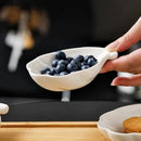 Axyaa Shell Ceramic Seasoning Sushi Plate Set