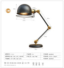 Axyaa Retro Desk Lamp: Nordic Postmodern Style for Bedroom and Living Room