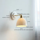 Axyaa Copper Ceramic LED Wall Lamp with Pull Chain Switch, Stair Living Room Decor