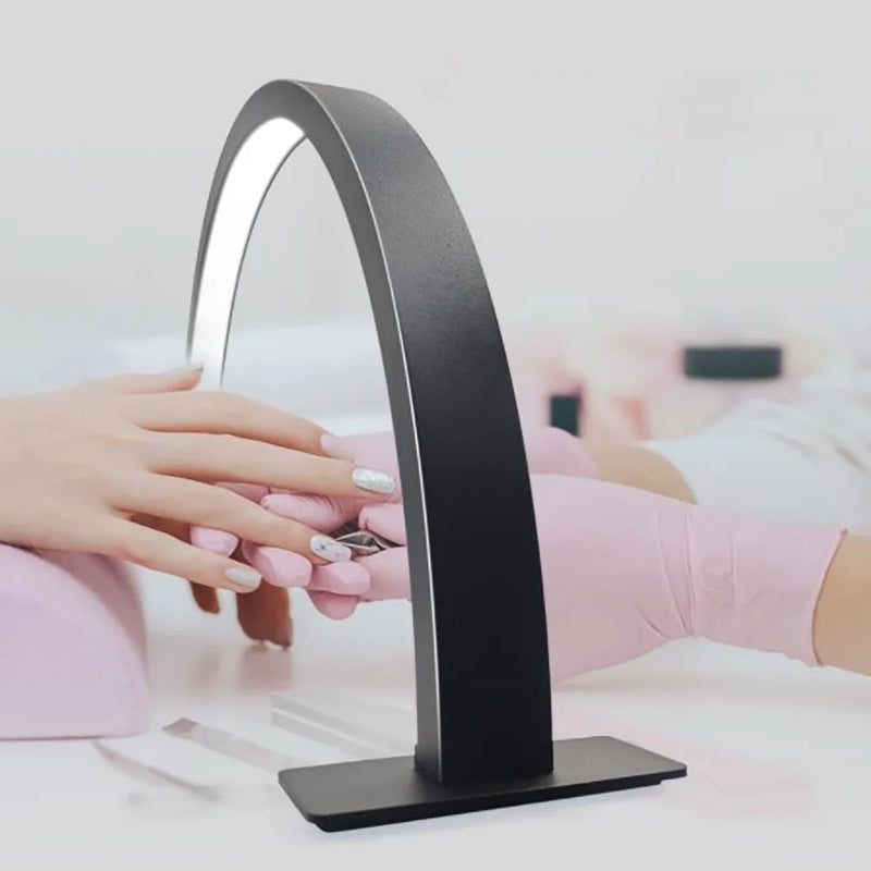 Axyaa U-shaped Half Moon Nail LED Light for Beauty Fill in Cold Light