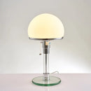 Axyaa White Glass Table Lamp - Nordic Bedroom Bedside Light