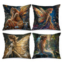 Axyaa Enchanted Fairy Throw Pillow Covers - Sofa Bedroom Car Cushion Cover