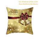 Axyaa Christmas Cushion Cover 2022: Merry Decorations, Navidad, Noel, Xmas Gifts, Happy New Year 2023
