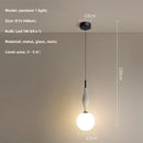 Axyaa Glass Shade Nordic Floor Lamp for Living Room Bedroom Study Decor