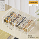Axyaa Glasses Drawer Storage Box: Transparent Sunglasses Display Case and Stationery Rack.
