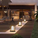 Axyaa Chinese Iron Courtyard Garden Floor Lamp - Outdoor Atmosphere Lighting
