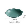 Axyaa Retro Ceramic Dinner Plate Set