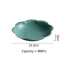 Axyaa Retro Ceramic Dinner Plate Set