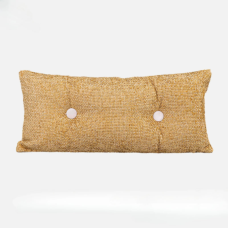 Axyaa Tufted Solid Sofa Cushion Bed Rest Accent Pillow for Living Room Bedroom
