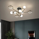 Modern Nordic Living Room Ceiling Light by Axyaa: Simple, Creative, Small-sized Lighting Fixture for Bedroom and Dining Room