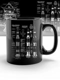 Axyaa Space Shuttle Ceramic Mug - NASA Inspired Sci-Fi Design, Durable & Perfect for Space Enthusiasts