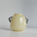 Axyaa Geometric Glass Vase for Home Decor or Flower Arrangement
