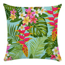 Axyaa Parrot Flower Oil Painting Cushion Cover 45X45CM