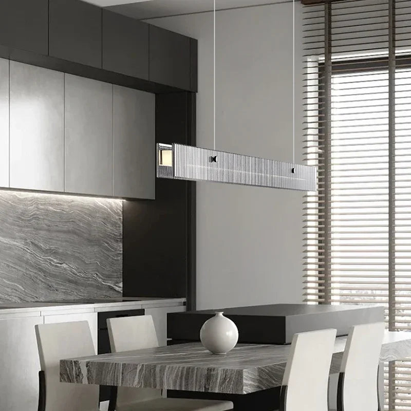 Axyaa Marble LED Chandelier: Modern Luxury Style Pendant Lamp for Dining Room, Kitchen, Bedroom
