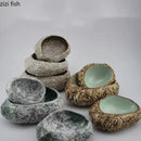 Axya Ceramic Serving Set: Dessert, Sashimi, Ice Cream Bowls, Sushi Plate, Dinner Plate, Snack Tray