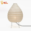 Axyaa Akari Noguchi Rice Paper Table Lamp LED E27 Modern Light Fixtures