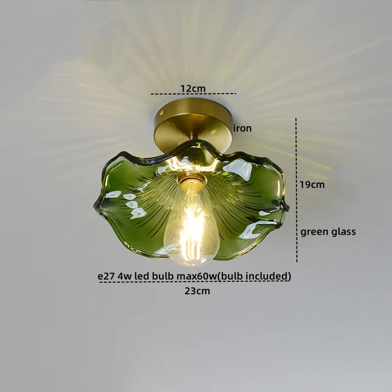 Axyaa Frosted Glass LED Ceiling Lamp for Modern Indoor Lighting