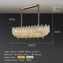 Axyaa Crystal Ceiling Chandelier Light for Dining Bedroom Hotel Living Room
