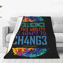 Axyaa Coral Fleece Plush Knitted Blanket: Lightweight Bedspread for Intelligent Adaptation