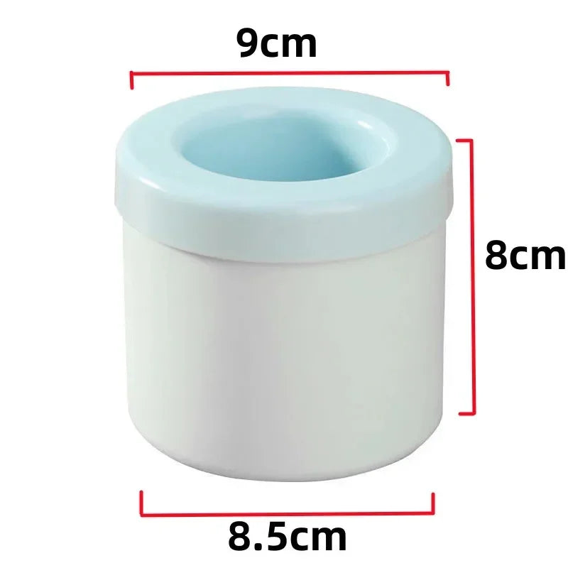 Axyaa Silicone Round Ice Block Mold Bucket for Quick Freeze Whiskey Beer Cooler
