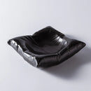 Axyaa White Hotel Square Plate, Ceramic Artistic Tableware, New Cold Dish Pillows.