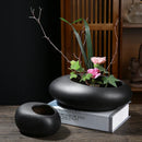 Axyaa Chinese Ceramic Flowerpot Vase Bonsai Floral Home Decoration Arrangement Accessory