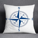 Axyaa Blue Mermaid Sailor Marines Polyester Pillowcase Home Office Decor