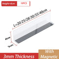 Axyaa Plastic Shelf Divider, Transparent, for Convenience Store & Supermarket Displays