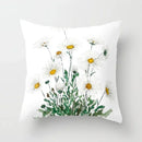 Axyaa Floral Pillowcase for Living Room Sofa and Car Cushions