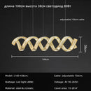 Axyaa Wave Steel Crystal Pendant Lamp - Modern Luxury LED Pendant Light