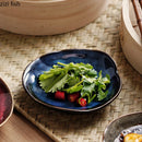 Axyaa Ceramic Seasoning Dish Snack Plate for Restaurant Tableware