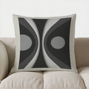 Axyaa Geometric Pattern Square Pillow Cover - Modern Design for Sofa, Bedroom, Car