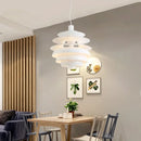 Axyaa Nordic Modern Aluminum Chandelier E27 Lighting Fixture for Living Room & Bedroom