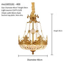 Axyaa French Chandelier Luxury Lighting Fixtures for Bedroom, Restaurant, and Villa